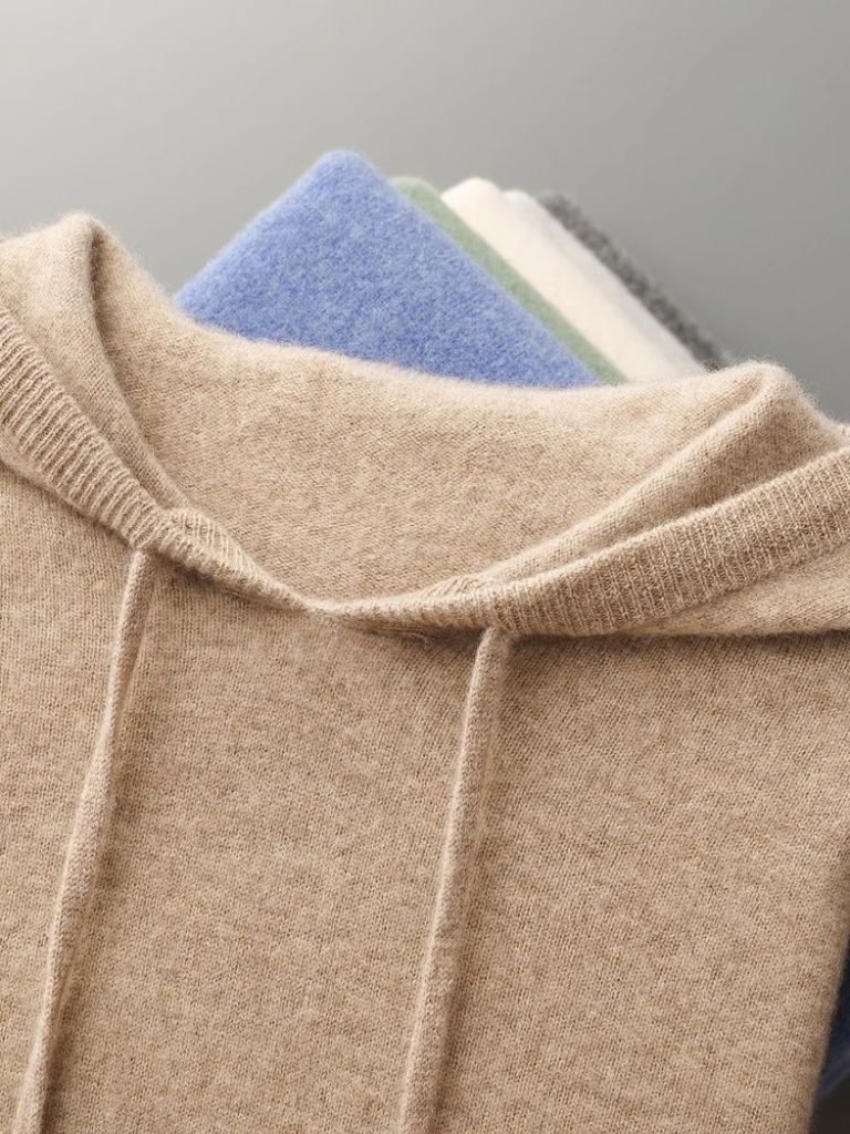 100% Kasjmier Hoodie Trui