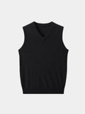 100% Kasjmier V-Hals Gebreide Vest