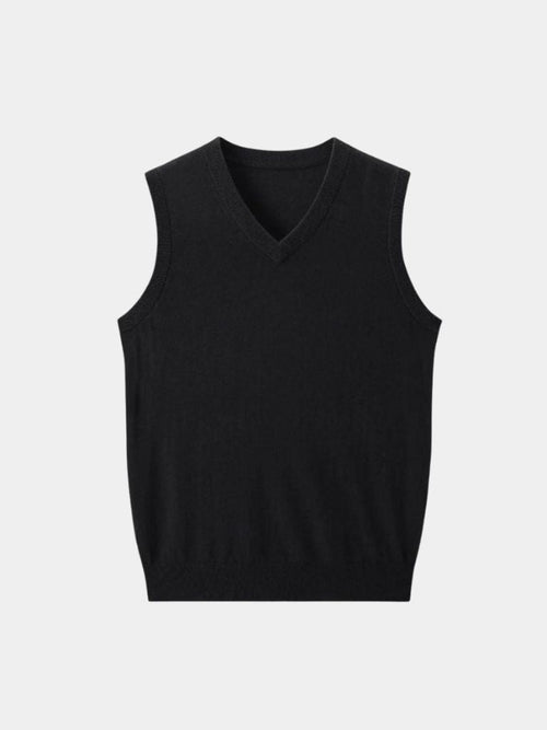 100% Kasjmier V-Hals Gebreide Vest