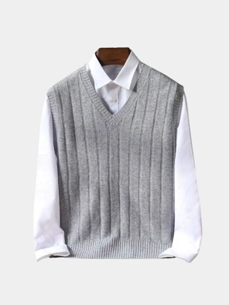 100% Merino Wol Pullover Sweater Vest