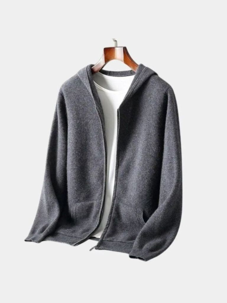 100% Merino Wol Rits Effen Kleur Trui