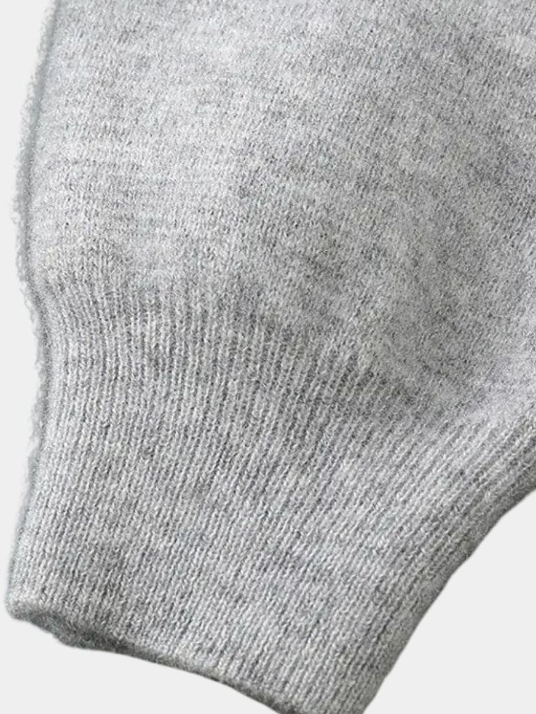 100% Merino Wol Rits Effen Kleur Trui