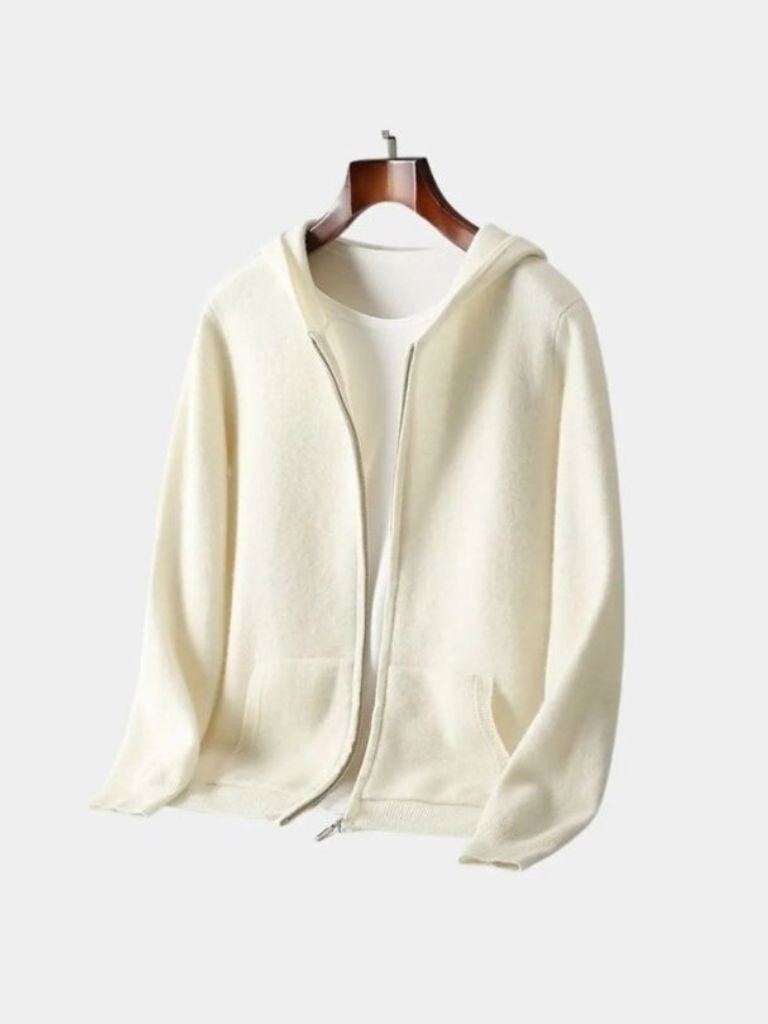 100% Merino Wol Rits Effen Kleur Trui