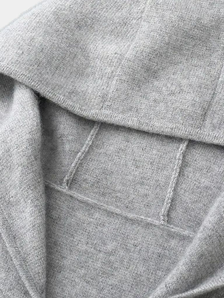 100% Merino Wol Rits Effen Kleur Trui