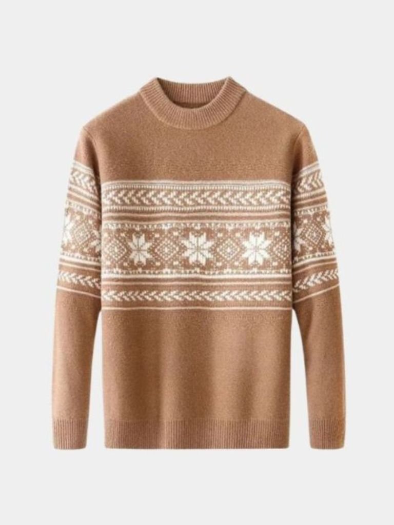 100% Wol Fair Isle Pullover Trui
