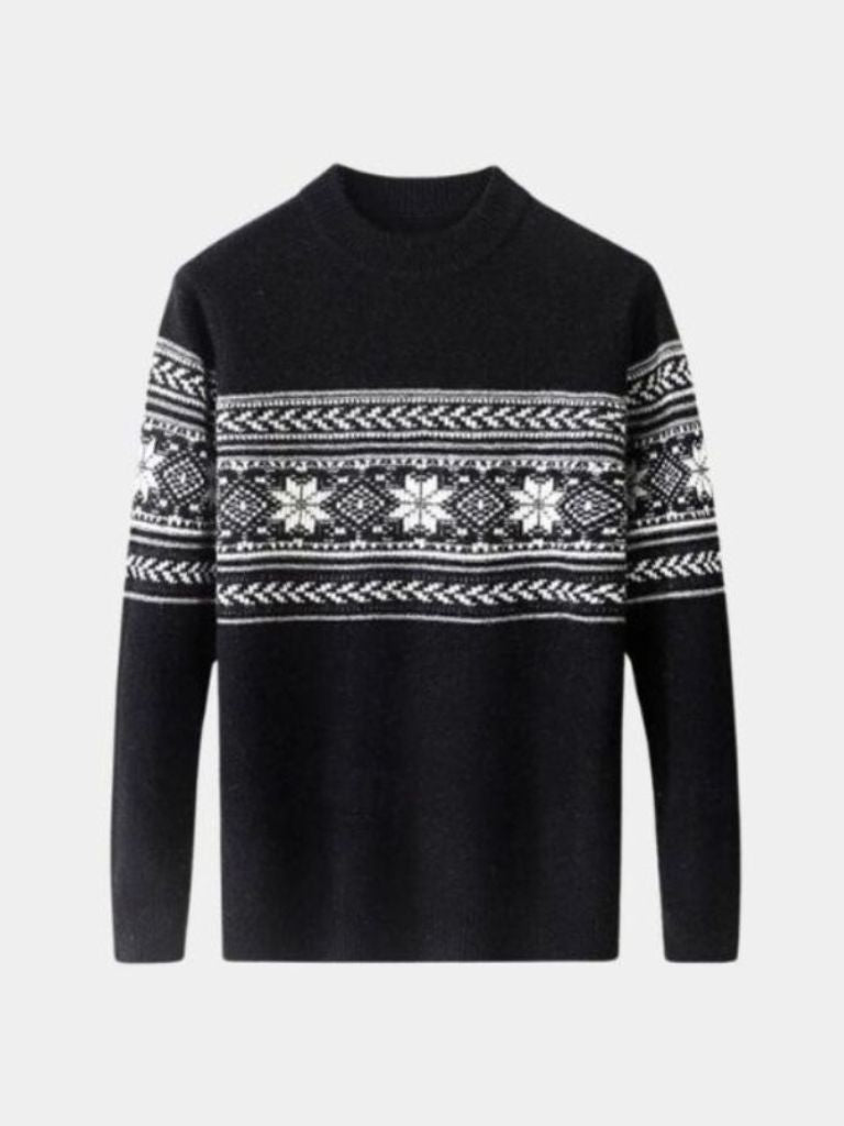 100% Wol Fair Isle Pullover Trui