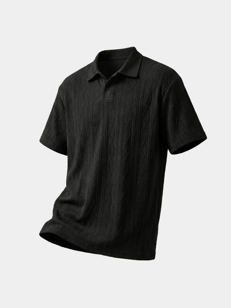 Imperial Diamond Knit Polo Shirt