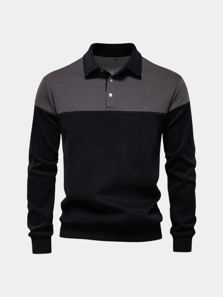 Alpine Zip-Neck Polo Pullover