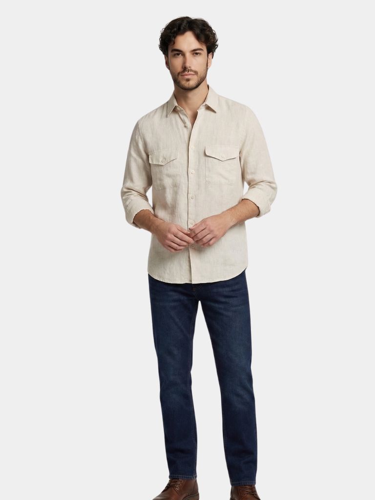 Oude Geld Lange Mouwen Shirt