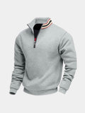Regent Gestreepte Hoge Kraag Pullover
