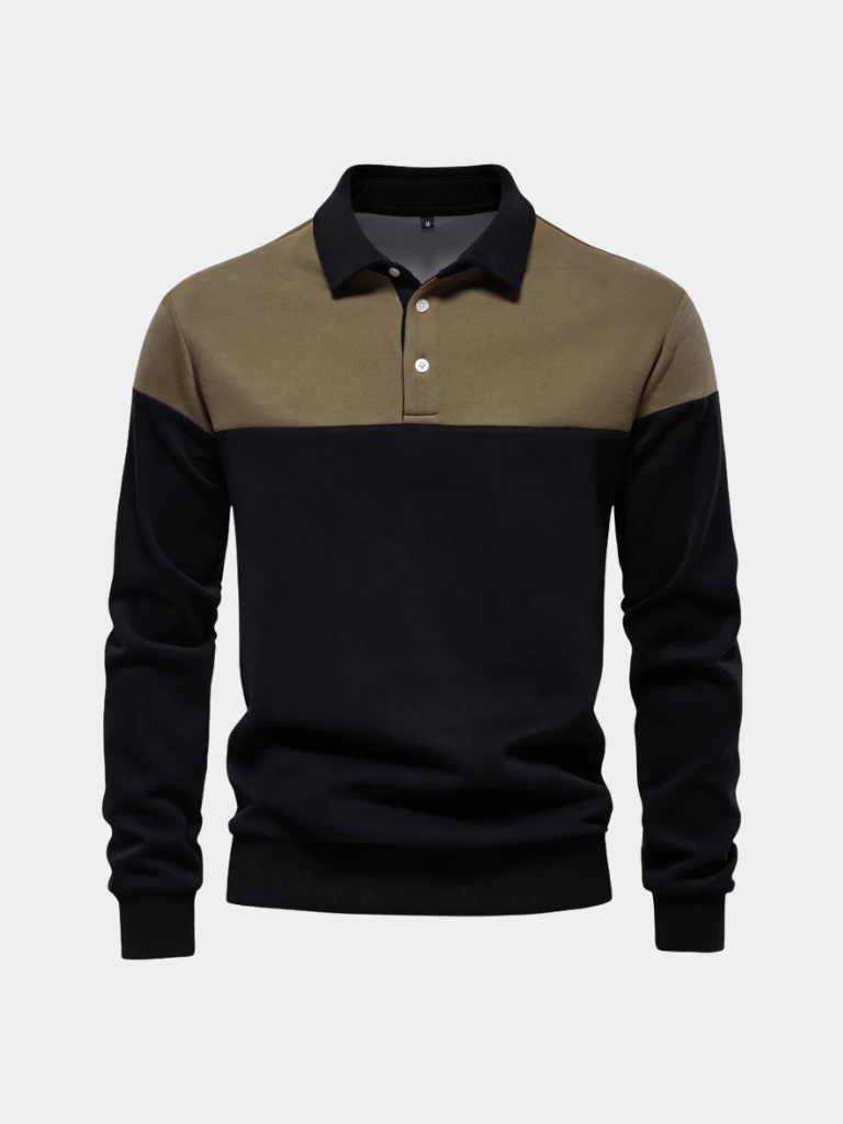 Alpine Zip-Neck Polo Pullover