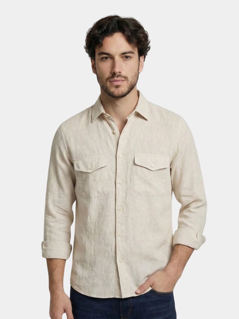Oude Geld Lange Mouwen Shirt