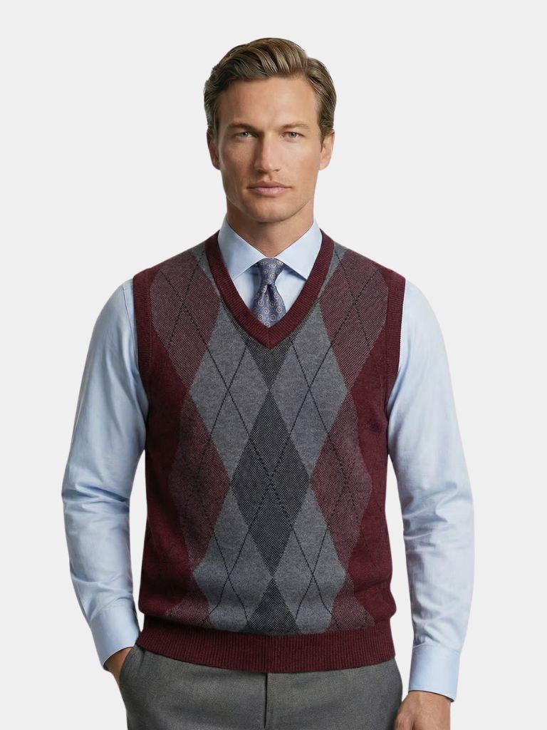 Academisch Essentieel Gebreid Vest