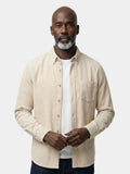 Casual Effen Corduroy Overhemd