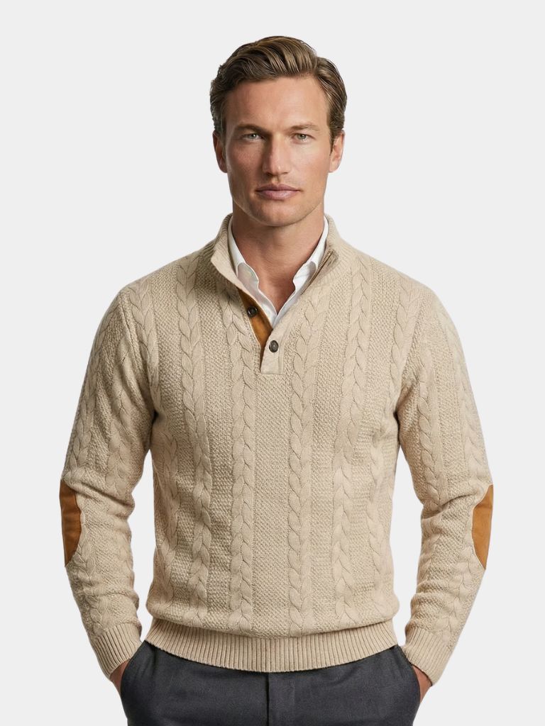Timberline Lange Kraag Gebreide Trui
