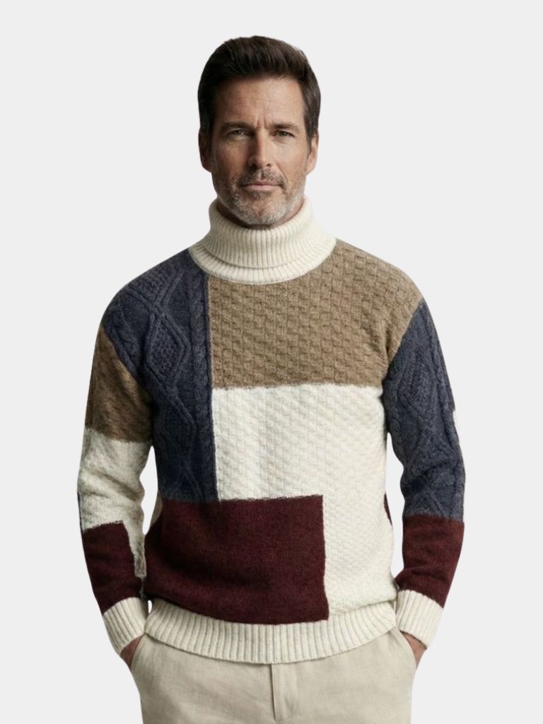 Mosaic Artisan Knit Sweater