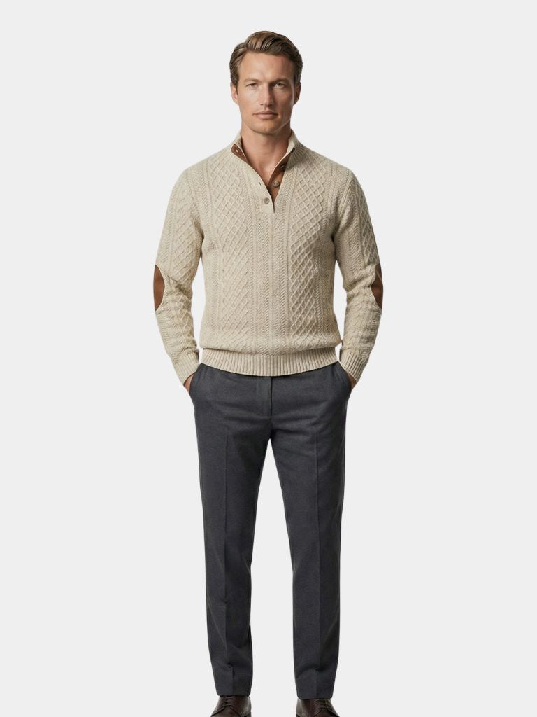 Classic High Collar Pullover