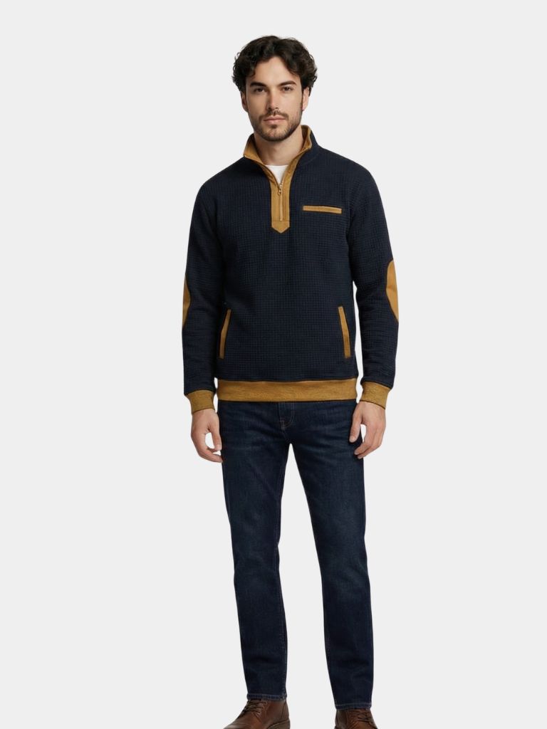 Explorer Hoge Kraag Kwart Rits Pullover