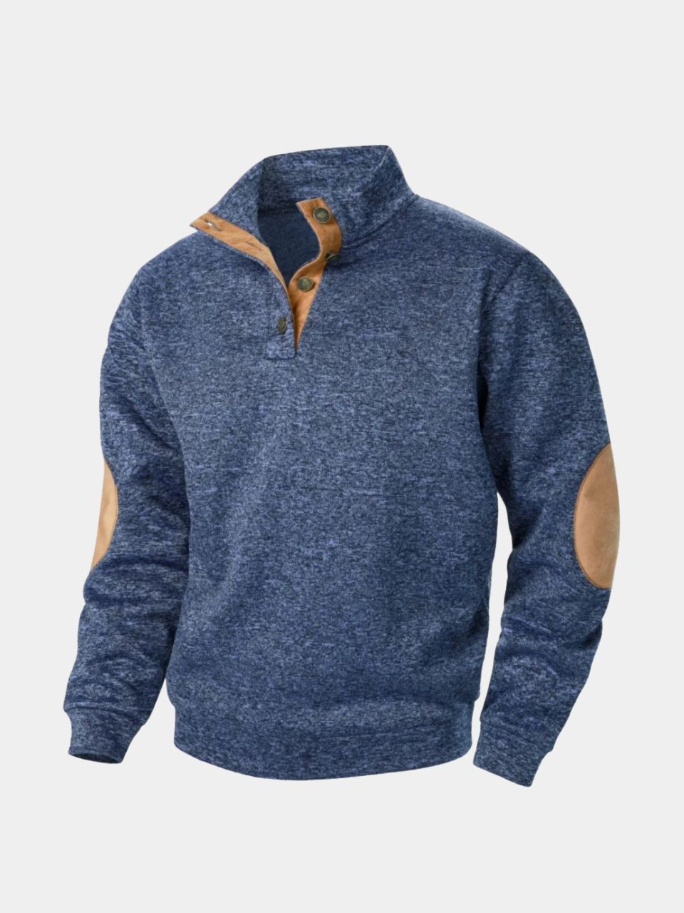 Lucien Heritage Elleboog Hoge Kraag Pullover