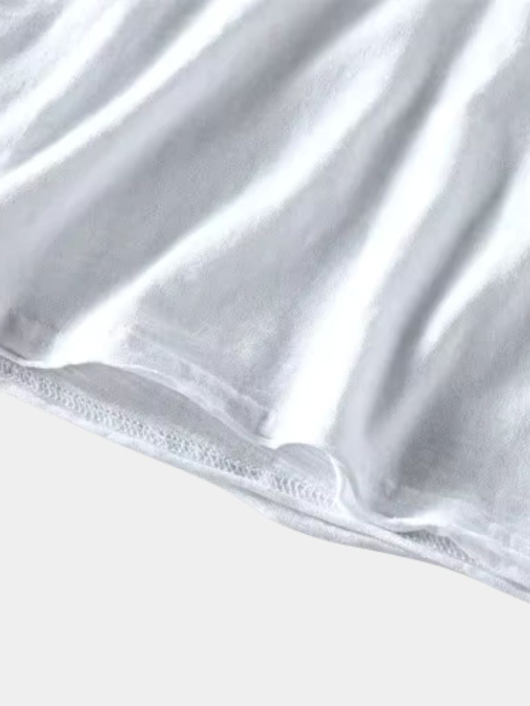 Essentiële Vintage Katoenen Langsleeve T-shirt