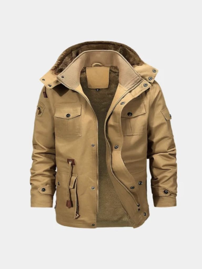 Fleece Hooded Bomberjack