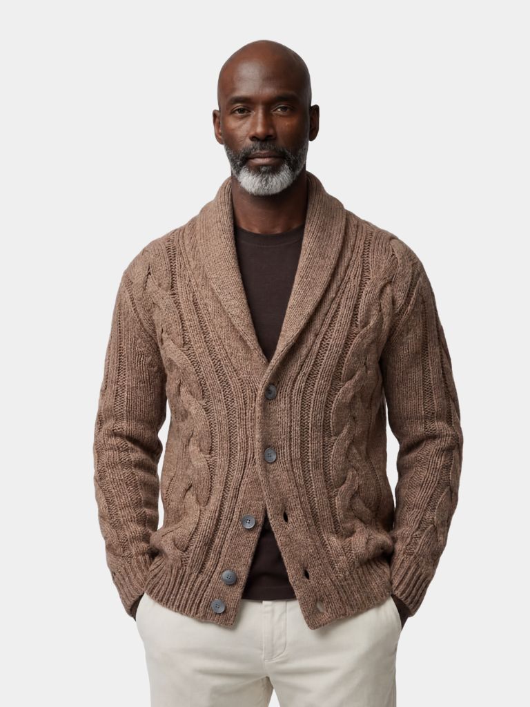 Heren Gebreide Cardigan