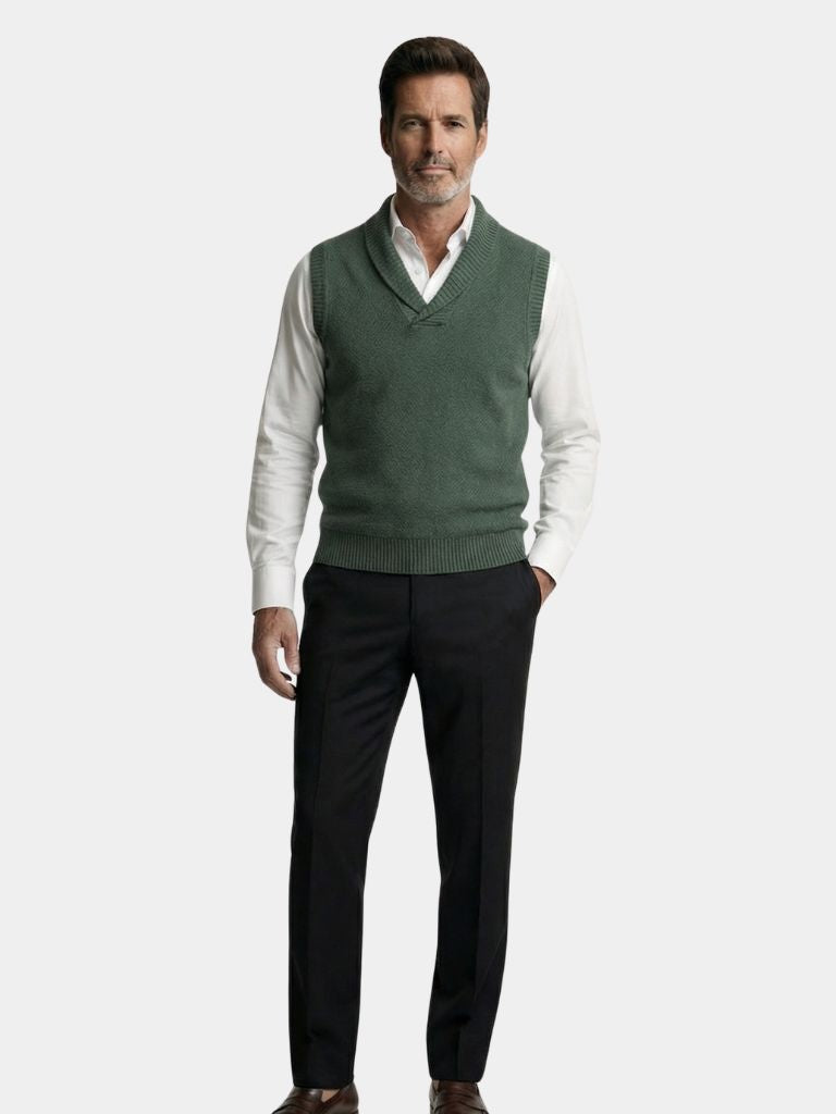Britse Gebreide Vest