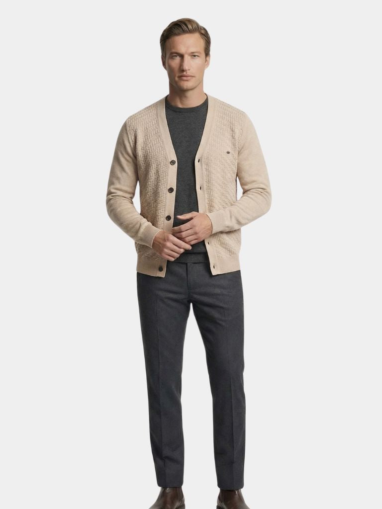 V-hals Gebreide Cardigan