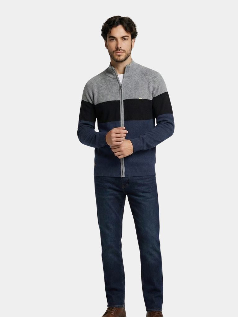 Essentieel Gebreid Rits Sweater