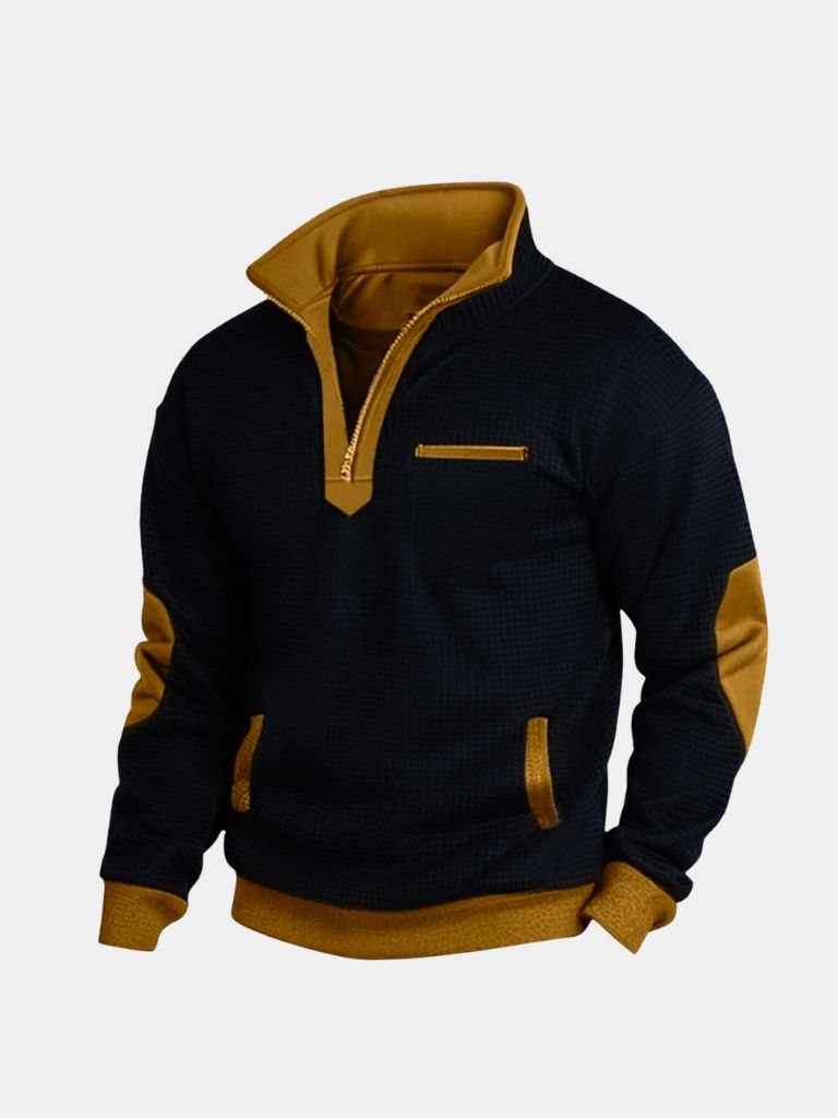 Explorer Hoge Kraag Kwart Rits Pullover