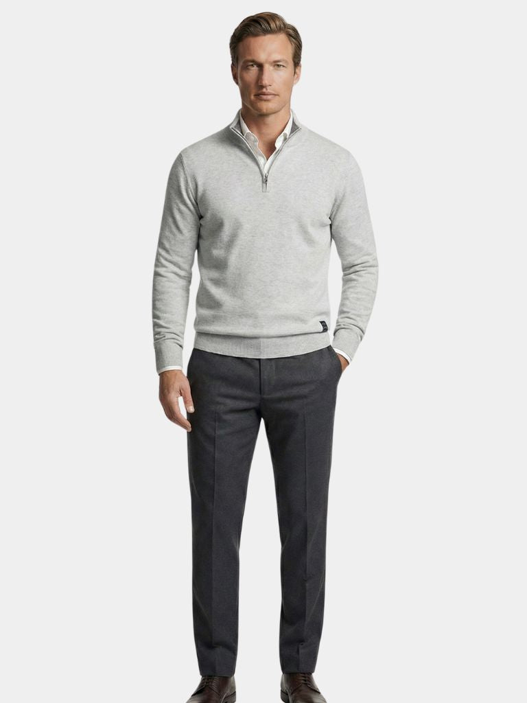Half Zip Knitwear Pullover Sweater