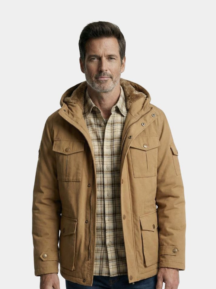 Fleece Hooded Bomberjack