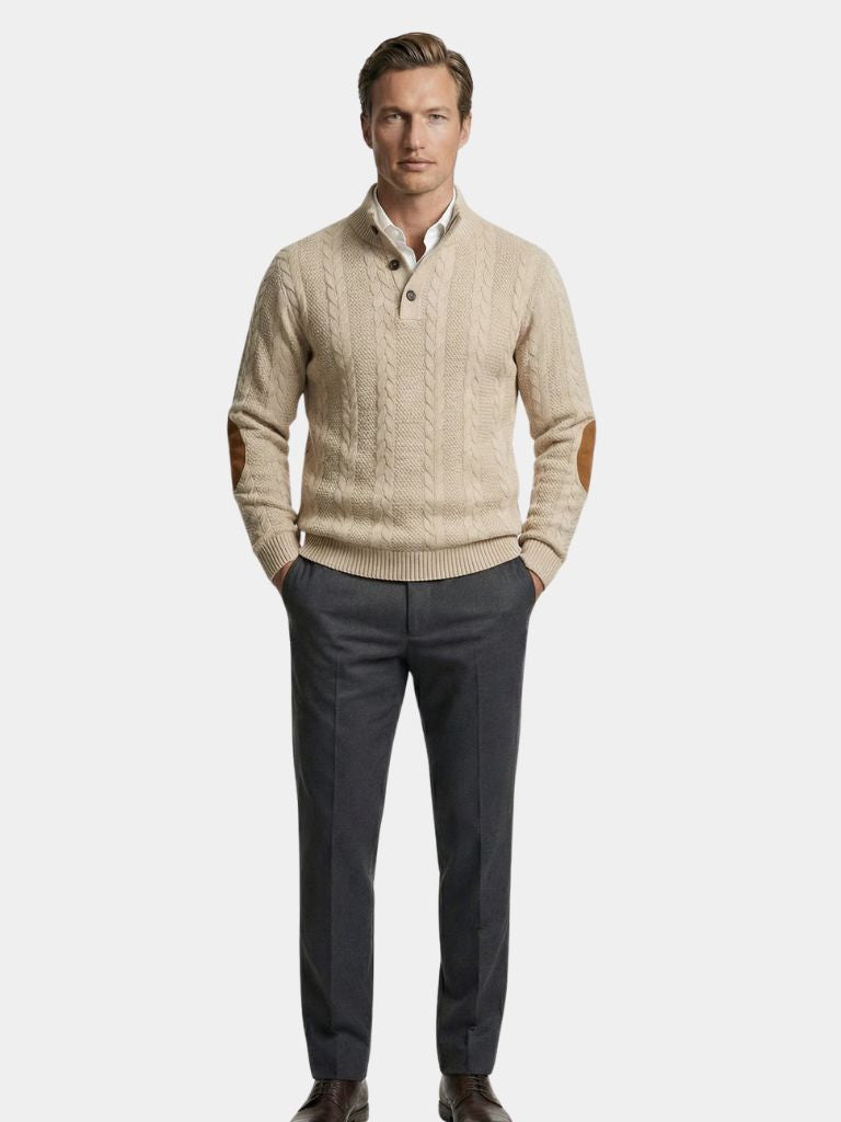Timberline Lange Kraag Gebreide Trui