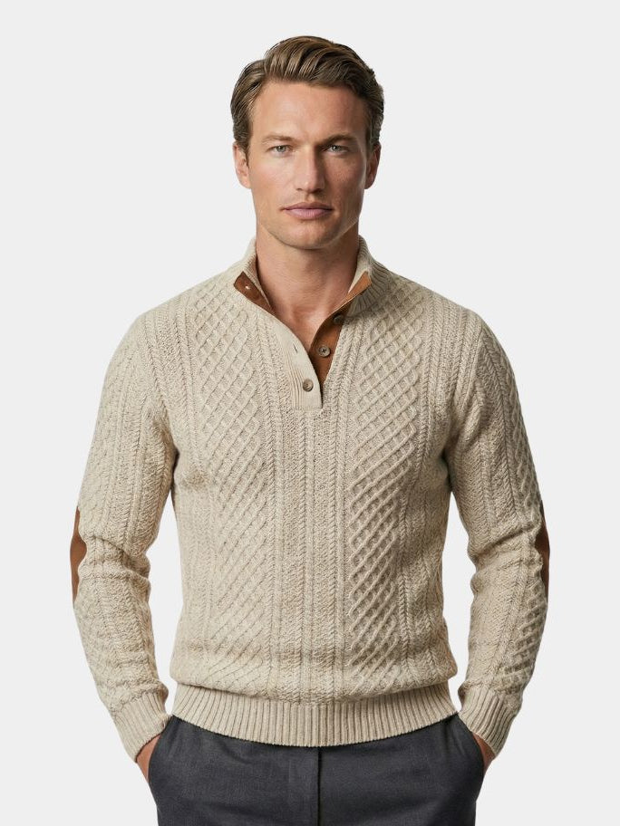 Klassieke Hoge Kraag Pullover
