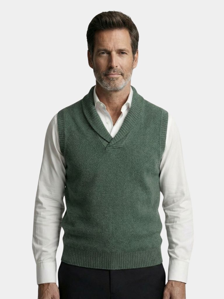 Britse Gebreide Vest
