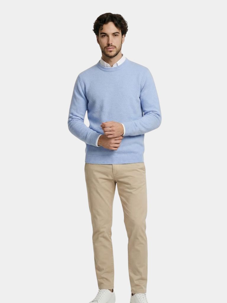 Lineaire Katoenen Pullover