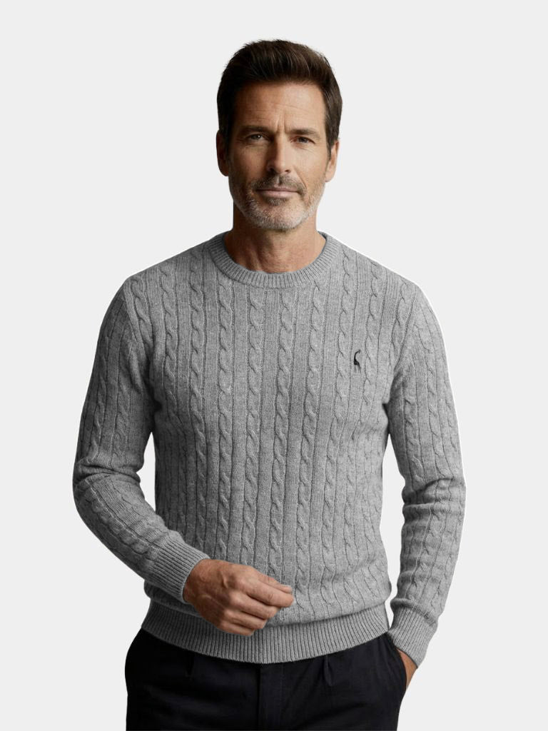 Katoenen Crew Neck Pullover Trui