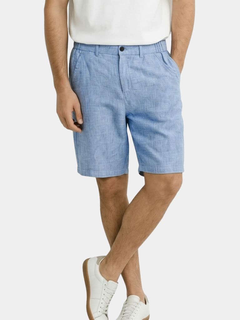 Bleu Horizon Linnen Shorts