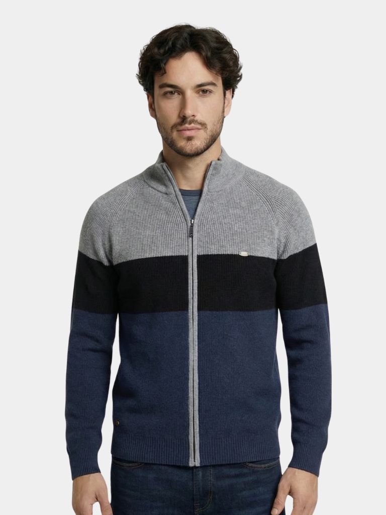 Essentieel Gebreid Rits Sweater