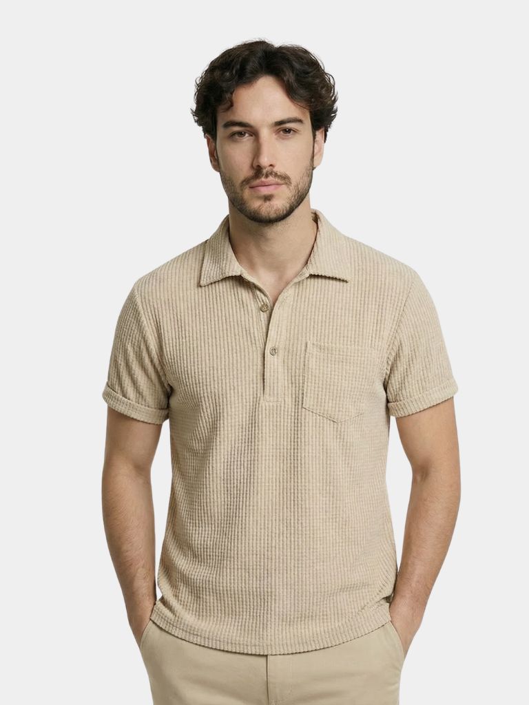Textured Korte Mouwen Shirt