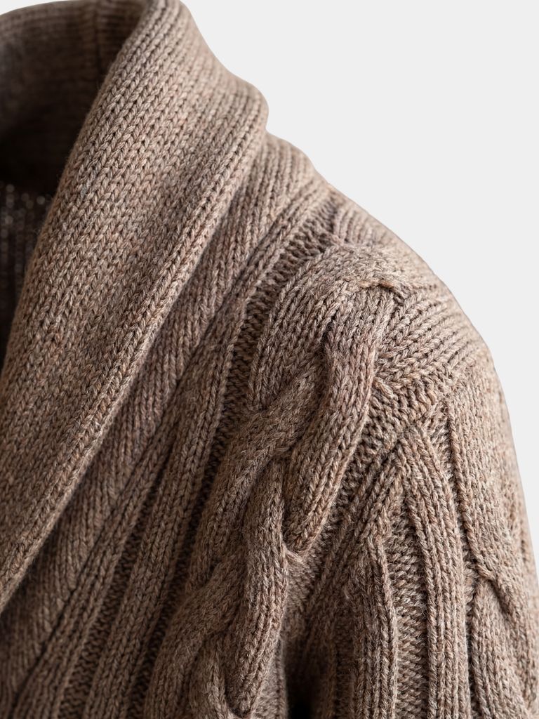 Heren Gebreide Cardigan