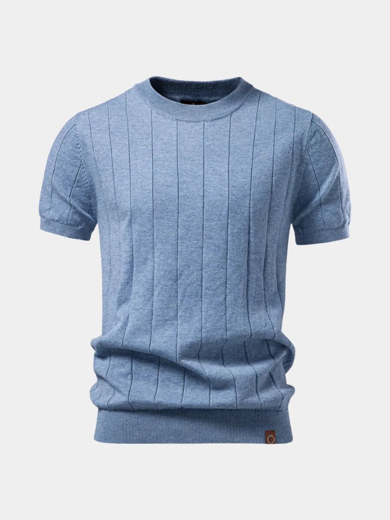 Garrison Textuur Crew Top T-Shirt
