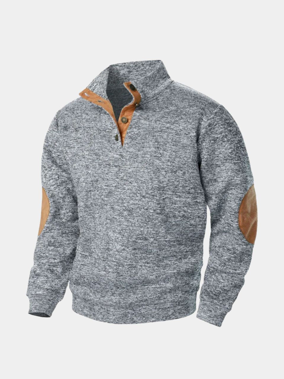 Lucien Heritage Elleboog Hoge Kraag Pullover