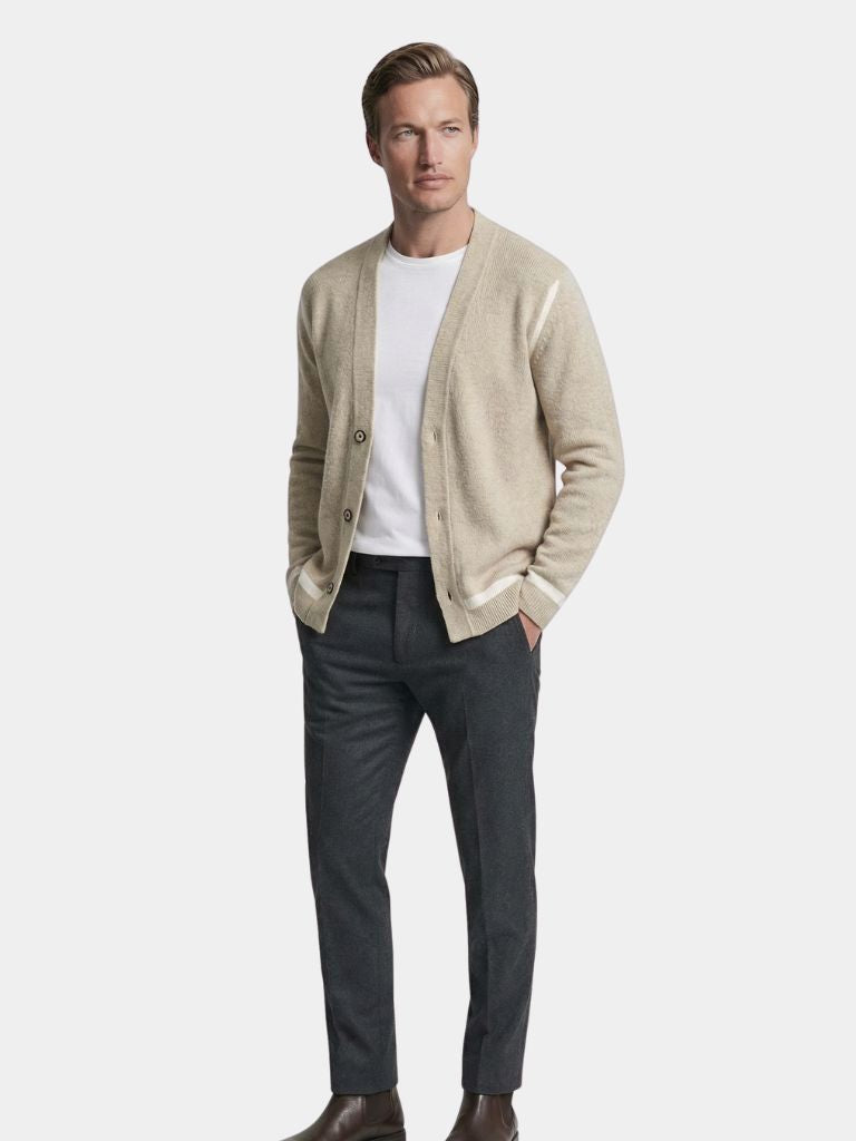 Zachte Casual Brei Cardigan