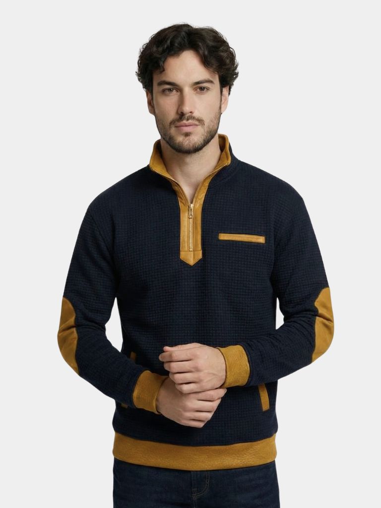 Explorer Hoge Kraag Kwart Rits Pullover