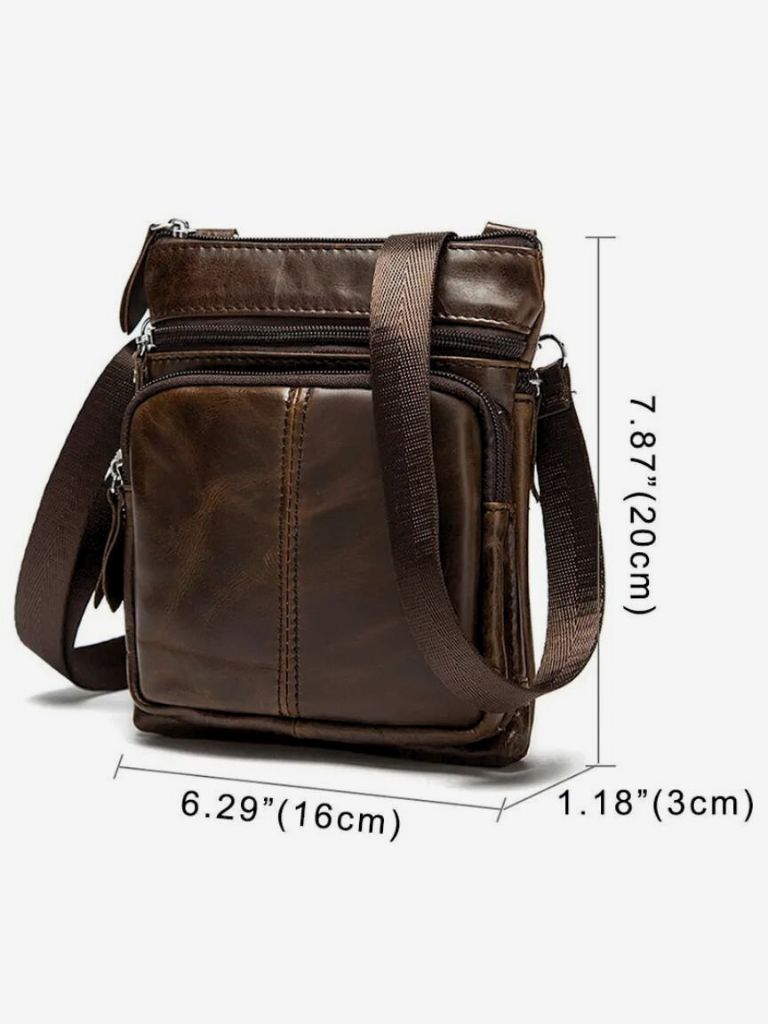 Crossbody Leren Schoudertas