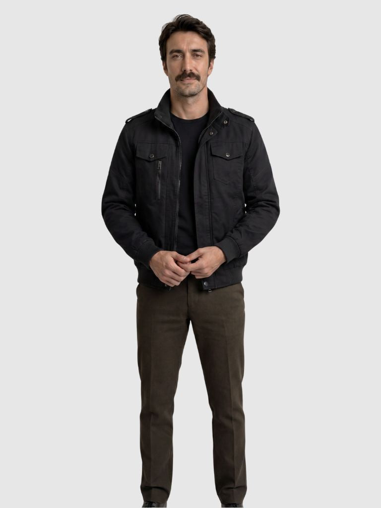Command Ribbed Collar Jacket