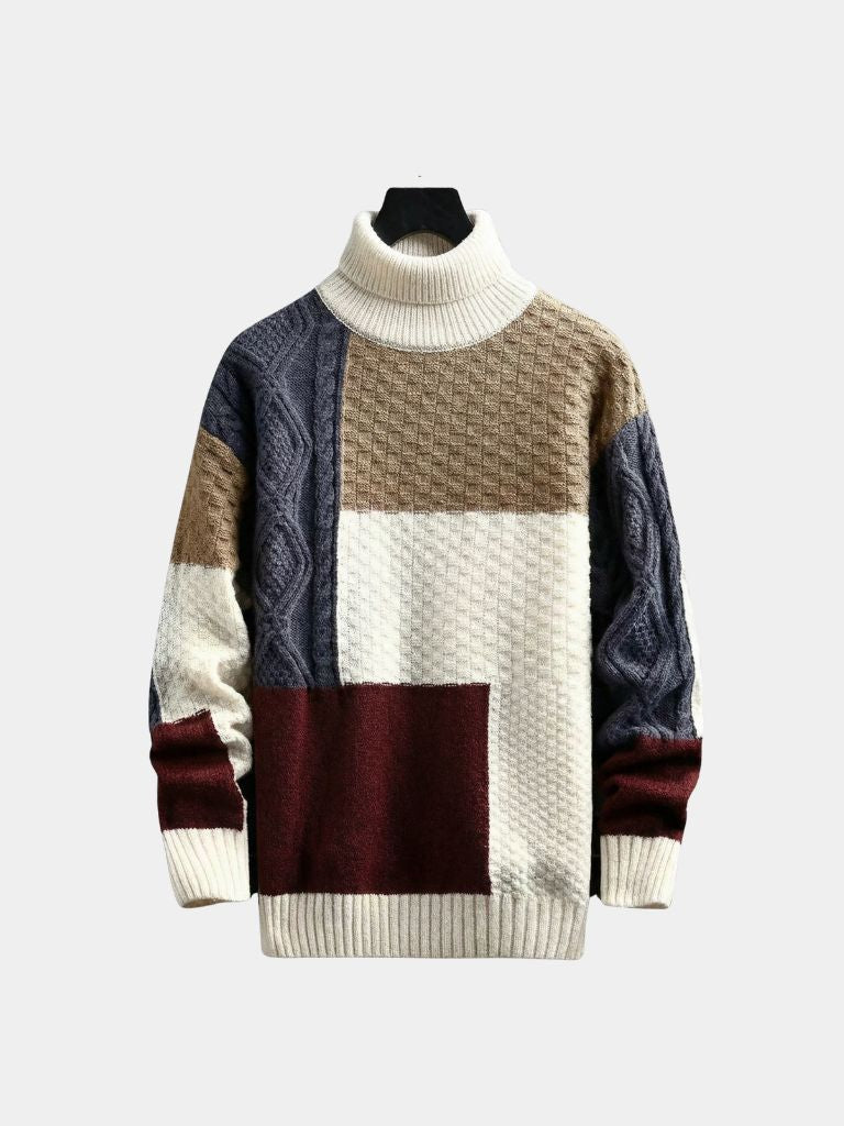 Mosaic Artisan Knit Sweater