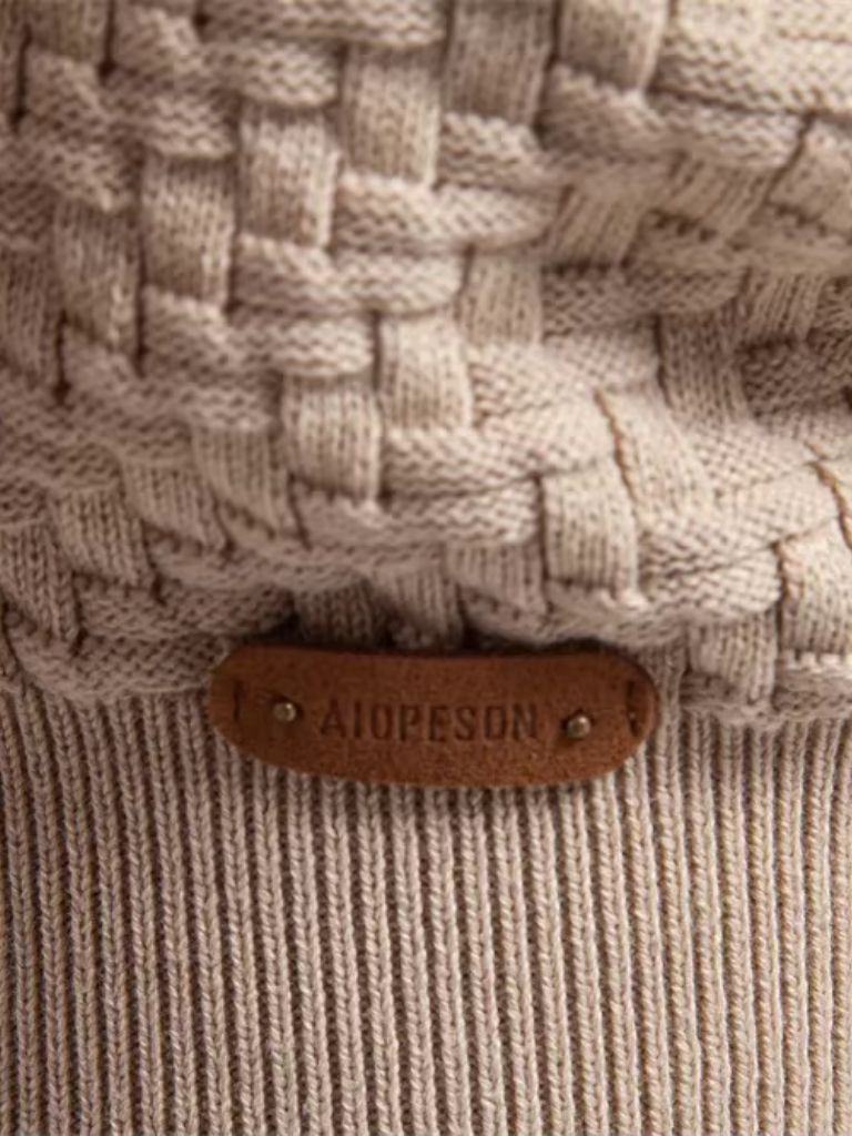 V-hals Gebreide Cardigan