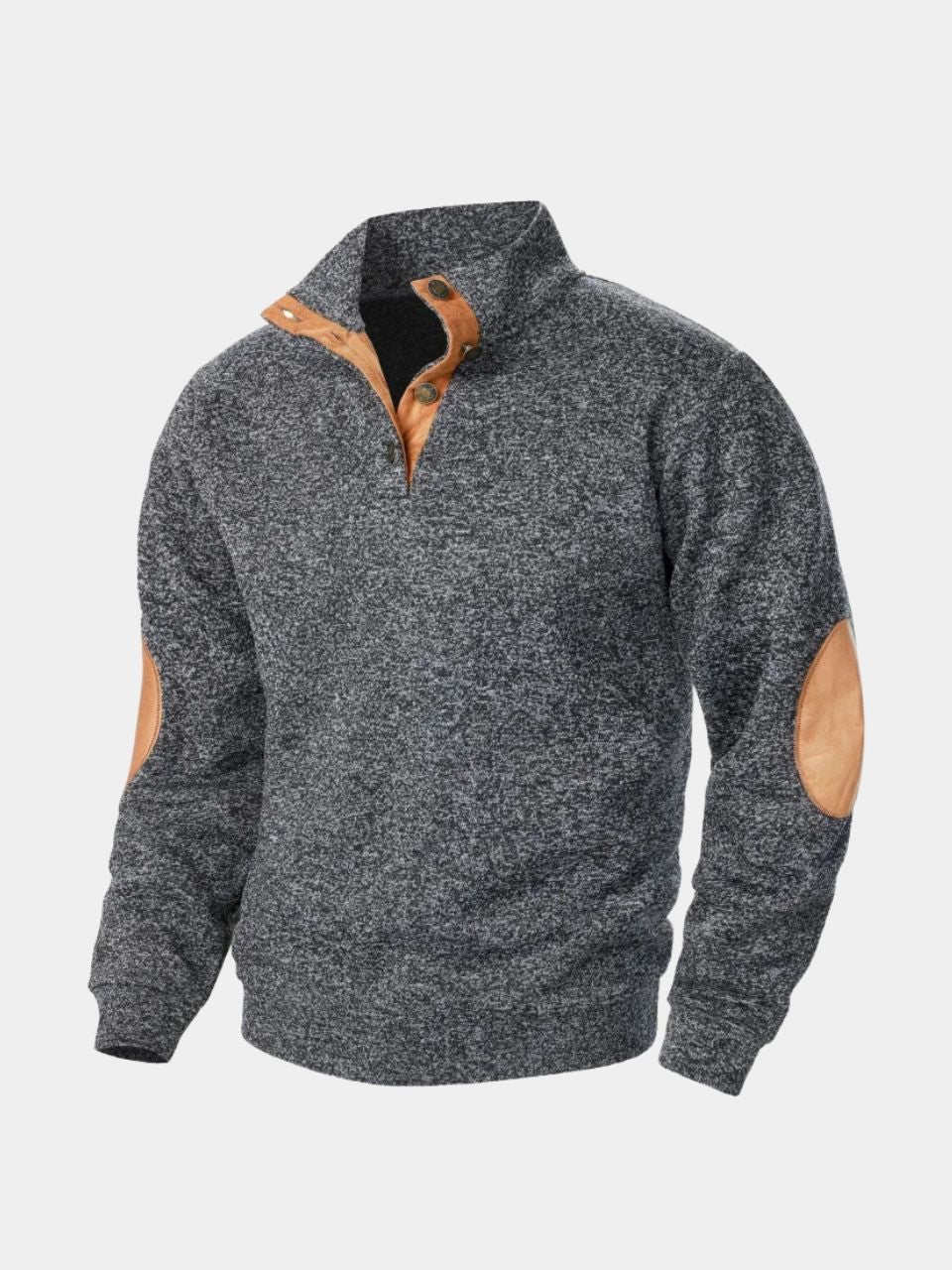 Lucien Heritage Elleboog Hoge Kraag Pullover